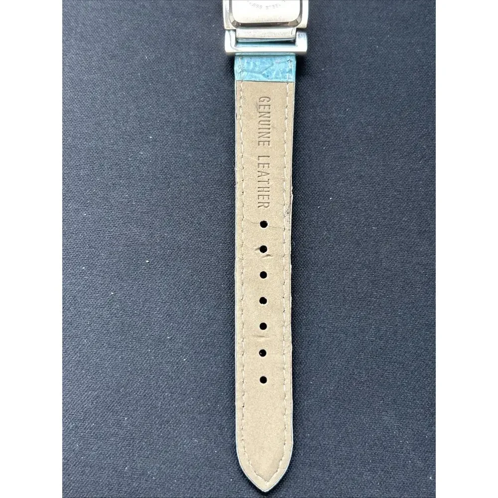 Gossip Silver Tone Blue Band Women’s Quartz Watch